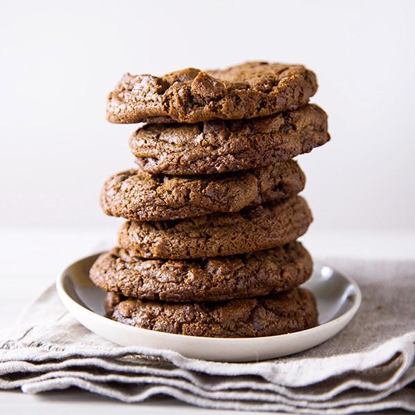 Double Chocolate Chip Cookie Gluten-free stack - Krumville Bake Shop