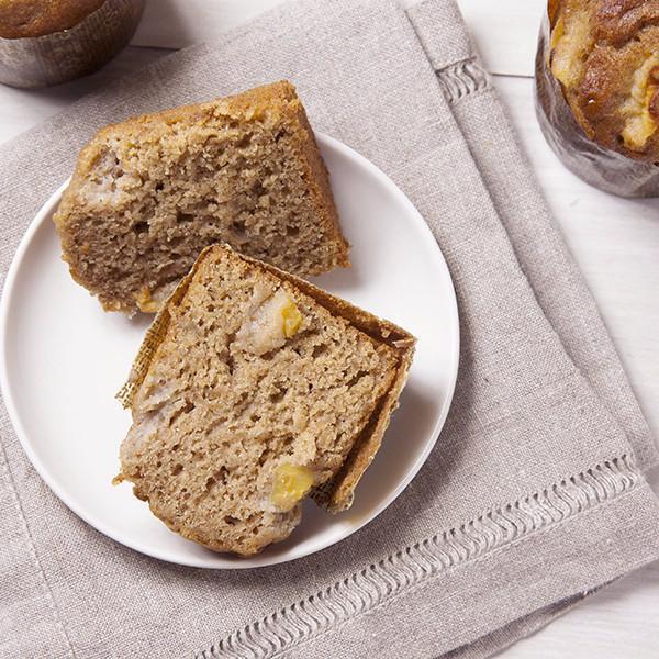 Apple Ginger Muffin inside - Gluten-free - Krumville Bake Shop