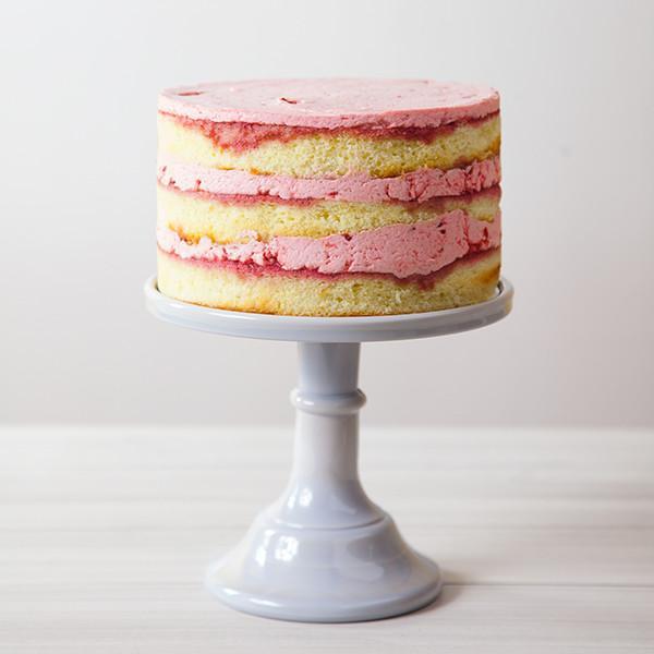 Strawberry Vanilla Cake Gluten-free - Krumville Bake Shop